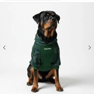 Spark Paws Green Camo Dog Hoodie